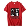 T-shirty męskie T-shirty Summer I Ate Are trochę Pi Design Tshirt Zabawne Zjadłem trochę ciasta matematyka nerd humor klasyczny retro krótki slve top t240506