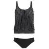 여자 수영복 여름 여성 2pcs 플러스 크기 끈 끈적 끈
