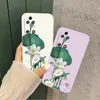 Cell Phone Cases Lotus Pond Scenery Silicone Phone Case For Huawei P50 P40 P30 P40 Lite P20 Pro Nova 10SE 9SE Mate 50 40 30 Pro Cover