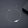 Designer AAA Bracelet de zircon antique pour les femmes Fashion coréenne Edition minimaliste Fine Flower Bracelet Bijoux de fête de mariage