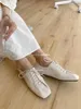 Lässige Schuhe Frauen Frühling Sommer-Sneaker Frau-Shoes 2024 Rosen Stoff niedrig prägnant Schnürequadrat