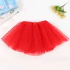 Robe tutu mini jupes Tutu Party Fluffy Tulle Robe Stage Pettishirt Ballet Dancewear Clothing Accessoires pour enfants 2-8Y Bébé Girls D240507