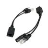 1 Paar Poe Cable Passive Power over Ethernet Adapter Cable Poe Splitter RJ45 Injector voedingsmodule 12-48V voor IP CAMEA