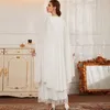 Ethnische Kleidung Luxus Kaftan Abaya Dubai Weißtürkisch Muslim Diamond Party Kleiderin weibliche Kaftan Saudi Turkish Islamic Robe Afrikanische Kleidung