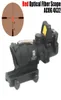 Nouveau Trijicon ACOG 4x32 Source de fibre Rouge Rifle illuminé Scope W RMR Micro Dot Red Version marquée Black9860293