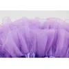 Robe Tutu Girls duveteuse 2-8 ans en mousseline de mousseline à pute couleurs solides 3 pose les jupes tutu filles de danse de danse de Noël jupon tulle D240507