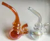 Mini Glass Gourd Hookah Water Bong Pipe 3.5 Inch Smoking Straw Tobacco Recycler Bongs Bubbler DAB Rigs