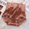 Frauen Höschen bequeme japanische Seidenwäsche Feste Farbe für Mädchen koreanische Unterwäsche Satin Plus Size Slips Frauen Frauen