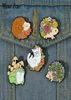 Animais florais pinos de esmalte os broches de cogumelos de sapo de gato personalizados Crachás de lapela de joias Kawaii fofas para crianças amigas1176394
