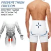 Men Body Shaper Control Control Compression Shorts Belly Slimming Shapewear Abdomen Reducer Pantes Fitness Boxer Pantalon Sous-vêtements 240506