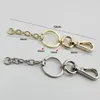 10 -stcs 5 kleuren Key o Ring hanger pakket gespakkel hardware -accessoires Snap Hook Chain 240425