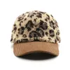 Ball Caps fs Luxury Brand Leopard Corduroy Baseball Cap Retro Patchwork Trucker Caps pour hommes Summer Outdoor Travel Coréen Femmes Chapeaux Bone Y240507