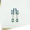 Bengelen oorbellen per sieraden natuurlijke reële ruby ruby druppel earring 0.15ct 12pcs 0.5ct 2pcs edelsteen 925 Sterling zilverfijn T2033015