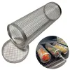 Accessoires barbecue grilling panier en acier inoxydable Camping Mesh outil de cuisson en plein air picnif