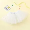 L5ql tutu robe d'été enfants bébé étoile paillette danse tutu jupe pour fille sequin 3 couches tulle