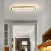 Światła sufitowe Nowoczesne proste LED długiej sypialni Closroom Light Enterway Slim Corridor Balkon
