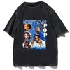 Erkek Tişörtler Hip Hop Pop Duman Baskı Gömlek İnanç Retro Grafik T-Shirt 90s Rap Tişört Retro Street Giyim Hediye Heavy Pamuk T-Shirt Giyim