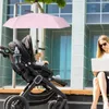 Bebek arabası parçaları bebek parazol şemsiye 360 ​​ayarlanabilir güneş gölge puset upf 50 sandalye klips