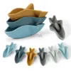 Bath Toys TYRY.HU 3/4pc/set Baby Bath Toys Bathing Early Education Toys Cute Boat Shark Bathing Bath Toy For Infant 0 24 Months d240507