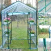 Greenhouse Cover Greenhouse PVC Garden Outdoor Plants Grow House Cover Lants Keep Warm Sunroom For Flowers Roll-up Windows 240506