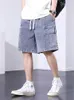 Shorts masculins 2023 Nouveau été Multi Pocket Mens Denim Shorts GRANDS 8xl Street Vêtements Longueur Coton décontracté pour hommes