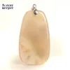 Colliers pendants mode bricolage Charme femme homme homme de cerise naturelle fleurs d'agate glissade de pierre cicatrisation cristal pour les bijoux faisant BK083