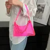 Fashion Ladies Jelly Bags Pvc Clear Bag Unterarme Taschen lässig Frauen Sommerhandtaschen Geldbeutel 240506