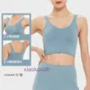 Fashion Ll-Tops sexy Frauen Yoga Sport Unterwäsche 2024 Neues Top Atmungsfreier Sportweste Fitness Running Schocksicheres BH-Kleidung für