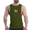 Herrtankstoppar Kläder Mens Tank Top Y2K ärmlös basketskjorta utomhus Fashion Leisure Breattable Four Seasons Fast Torking Sports FNAF Gym Y240507