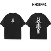 Gothic harajuku graphique tshirts hommes coton mode manche courte tops noirs punk rétro t-shirt oversize tee 240430