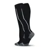 Herrensocken Kompressionsdruckstrümpfe Kompress Sport Nylon Outdoor Running Jump Seil Hoch elastisches atmungsaktives Kalb