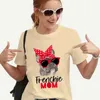 Frauen T-Shirt Neue Frauen T-Shirts lässig Harajuku Französische Bulldogge Print Tops Tee Sommer Fe T-Shirt Französisch Mutter T-Shirt für Frauen Kleidung D240507