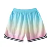 Shorts masculinos 2024 American Summer Juvents Boy Boy Double -Jayer Basketball Net Beach Casual Fitness 809