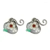 Stud -oorbellen tdqueen schattige vrouwen mode natuurlijke shell handgemaakte bloem brinco