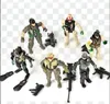 6 PCS/SET SS05-2 PVC Mini Strike Strike SOLDER SOLDIER Acción Figuras de 4 pulgadas 10 cm PVC Muñecas militares con accesorios de armas 240430