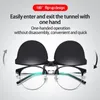 Óculos de moda de moda de óculos ao ar livre de óculos de sol de grande moldura do tipo clipe colorido de condução polarizada homens mulheres especiais redondos uv400