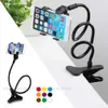 Mobiltelefonfästen Holders Universal Phone Holder Flexibel 360 graders klipp för mobil mobiltelefonhållare Lazy Bed Desktop Bracket Mount Stand Desk Bracket