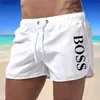 Men's Swimwear 2024 Summer swimsuit mens beach shorts with mesh lining swimsuit board shorts mens swimsuit dry bathrobe sportswear XW