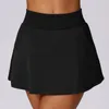 Active Shorts Mini Safe Sports Rok Training Tennis Skirts Cloud Hide for Women Dancing Fitness High Taille Quick Dry Running Skorts