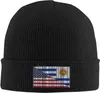 Beretas USA Uruguay Flag Unisex Four Seasons Sombrero de punto de horno de invierno para hombres Mujeres
