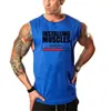 Men's Tank Tops Installing Muscles Please Wait Mens Gym Clothing Summer O-neck Sports Tank Top Mens Cotton Bodybuilding Fitness Slveless Shirt Y240507