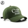 Ball Caps fs Luxury Brand Beige Green Women Caps Baseball Caps de haute qualité Cotton Streetwear Men Letter