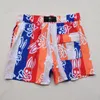 Мужские шорты высококачественные тренажеры Spandex/Polyester Swim Trunks Стиль с сетчатой эластичной талией мужски пляжные брюки