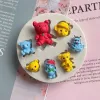 Świece 3D słodkie niedźwiedź silikonowa pleśń DIY musse ciasto krówki czekoladowe ciasto owocowe dekorowanie kuchni narzędzia do pieczenia