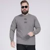 Men's Sweaters Yum! Fat Man Close Fitting Low Neck Woolen Sweater