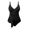 Femmes sexy monokini wrap knot v cou mince lanière de maillot de bain haute taille swewswins swisch newless backsuits creux sans dossier