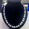 Designer sieraden hanger kettingen angelina jolie dezelfde klassieke briljante Romeinse ronde knop diamant kristal dames ketting