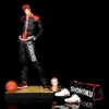 Действительные фигуры 32см Slam Dunk Sakuragi Hanamichi с двойной головкой Craved Anime Doll Toys Pvc Action Series Model Model Collectable Toy T240506