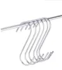 Rostfritt stål Praktiska krokar S Shape Kitchen Railing S Hanger Hook Clasp Holder Hooks For Hanging Clothes Handbag Hook KD18310495