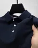 Heren Polo's Pure katoen high-end merk Korte mouwen Polo shirt 2024 Zomerlicht luxe comfortabel casual t-shirt